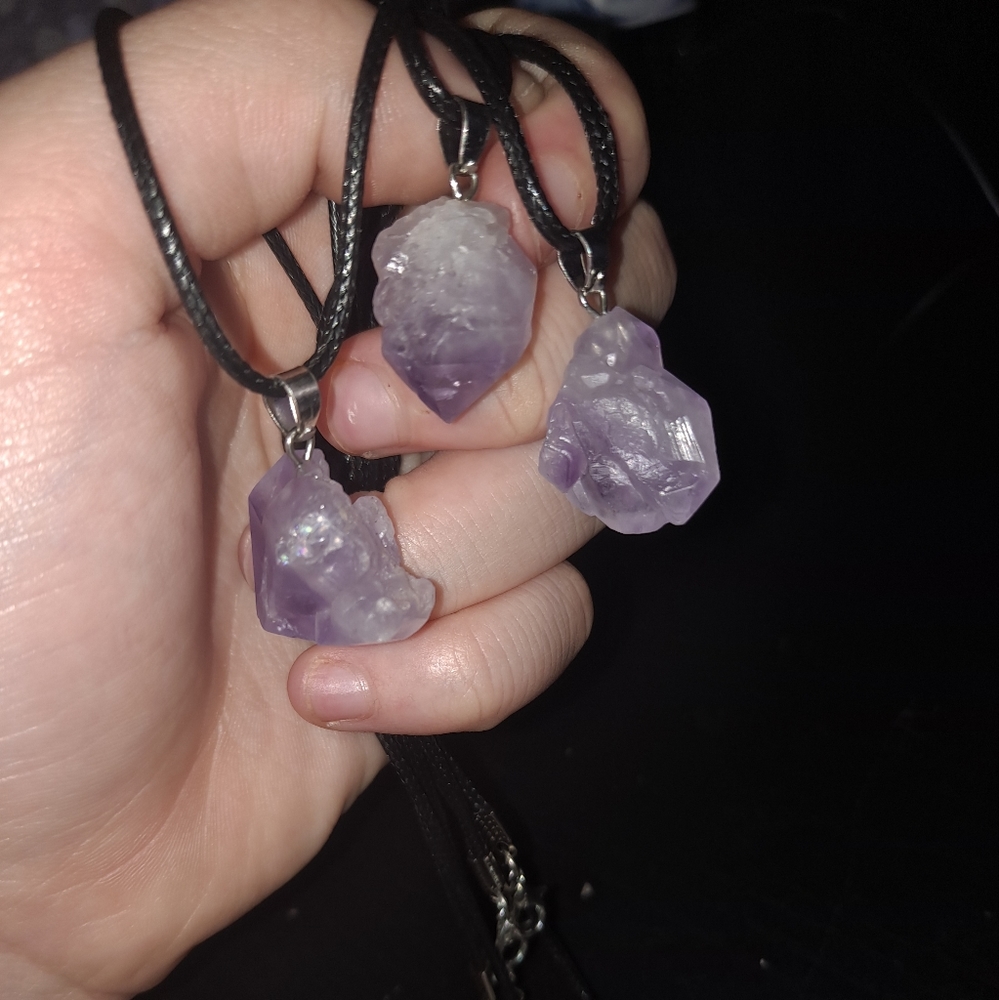 3 Crystal Necklaces